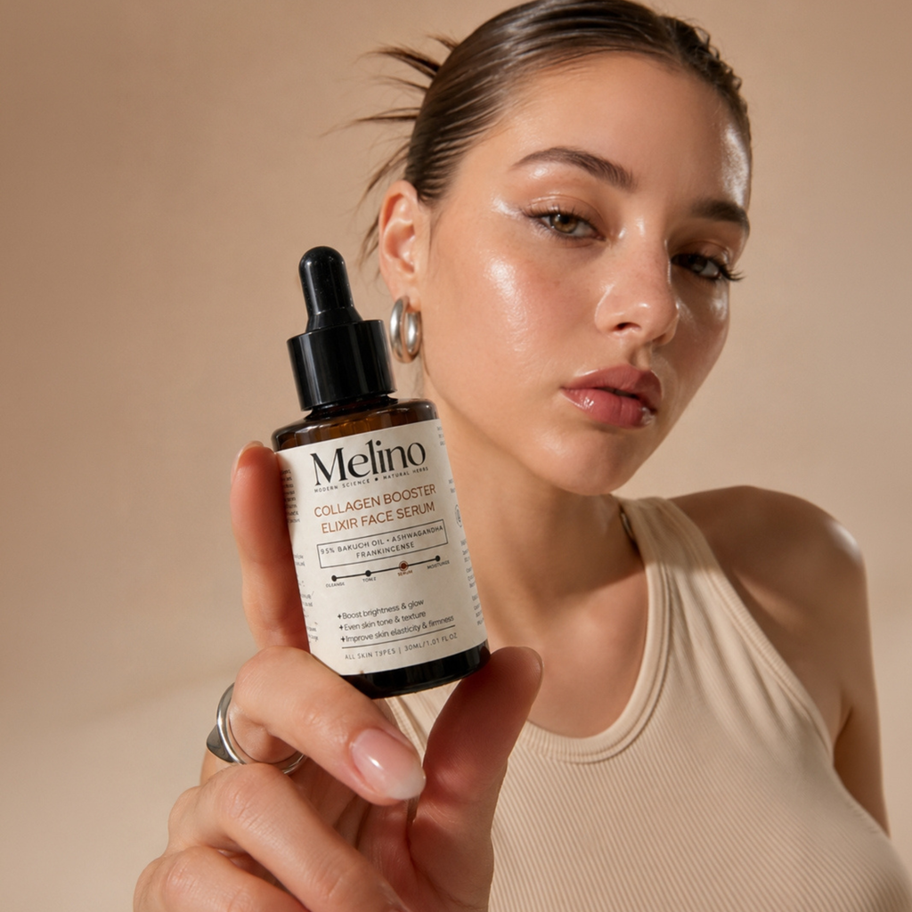 Elixir Skin Renewal Face Serum – with 0.5% Bakuchi Oil, Ashwagandha & Frankincense