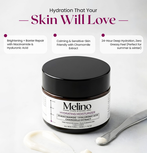 Melino 2% Niacinamide & Hyaluronic Acid Hydrating Moisturizer with Chronicle Extract
