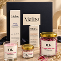 Melino Signature Gift Box - Elixir + Toner + Crystal Bath Salt + Scented Candle + Face pack